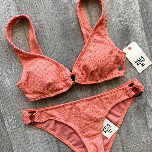 🔥🔥BILLABONG - SUMMER HIGH BRALETTE TROPIC BIKINI SET🔥🔥
